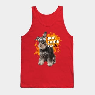 Dog mode on. Dog + human mashup. Tank Top